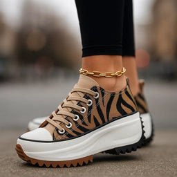 Selavine Elegant Platform Sneakers for Urban Comfort and Style - Cushioned Support, Lightweight Design, Versatile Fashion 0