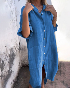 Shirt Dress | Relaxed Fit, Boho Style 2