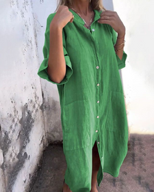 Shirt Dress | Relaxed Fit, Boho Style 3