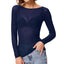 Shirt | Shiny Mesh Fabric, Long Sleeves 1