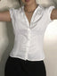 Shirt | Slim Fit, V Neck, Short Sleeve 1