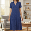 Short Dress | Scoop Neckline, Flowy Silhouette 0