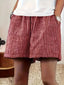 Shorts | Striped Pattern, Elastic Waistband 1