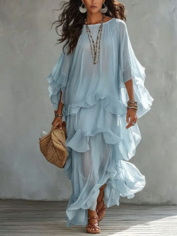 Skirt Set | Layered Ruffle Skirt, Coordinating Top 2