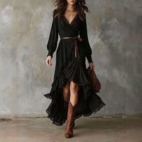 Skirt Set | Tiered Ruffle Skirt, Coordinated Top 3