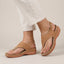 Slingback Sandals | Cutout Strap Design, Low Wedge Sole 0