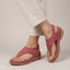 Slingback Sandals | Cutout Strap Design, Low Wedge Sole 3