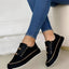 Sneakers | Lace-Up Closure, Metallic Chain Accents 3
