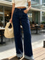 Sophie High-Waisted Wide Leg Jeans for Women - Black Wide Leg Jeans for Everyday Comfort 0