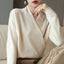 Sweater | Crisscross Wrap Design, V-Neck, Loose Fit 2