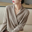 Sweater | Crisscross Wrap Design, V-Neck, Loose Fit 5