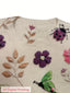 Sweater | Floral Embroidery, Round Neckline 5
