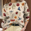Sweater | Floral Embroidery, Round Neckline 9
