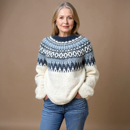 Sweater | Icelandic Knit, Retro Design 1