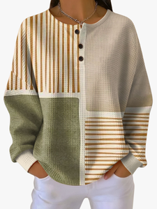 Sweater | Knitted Waffle Texture, Brushed Interior 1