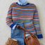 Sweater | Nordic Knit Pattern, Ribbed Cuffs 0
