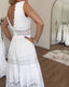 Tank Dress | V-Neck, Lace Detailing, Sleeveless 1