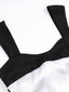 Tank Top | Satin Patchwork, V Neckline 7