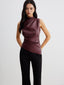 Tank Top | Sleeveless, High Neck Design 1