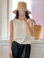 Tank Top | Sleeveless, Open Woven Structure 4