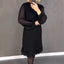 Thessariae Elegant Crystal-Embellished Women's Robe - Classic Round Neck Bathrobe for Special Occasions 1