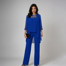 Three-Piece Set | Lace Detailing, Relaxed Fit 0