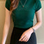 Top | Stand-up Collar, Flexible Fit 0