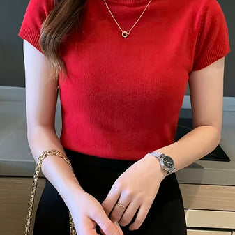 Top | Stand-up Collar, Flexible Fit 14