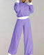 Tracksuit | Casual Hoodie, Wide-Leg Pants 1