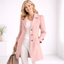 Trench Coat | Classic Button Front, Notched Lapel Collar 2