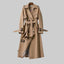 Trench Coat | Double-Breasted Front, Belted Waist 0