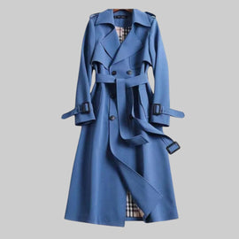 Trench Coat | Double-Breasted Front, Belted Waist 2