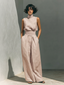 Trousers Set | Wide Leg Design, Cotton Blend 4
