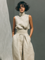 Trousers Set | Wide Leg Design, Cotton Blend 6