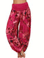Trousers | Floral Pattern, Flowing Silhouette 11