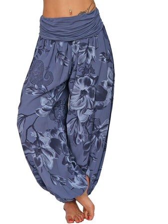Trousers | Floral Pattern, Flowing Silhouette 3
