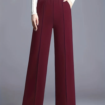 Trousers | High Waist, Straight Leg Design 16