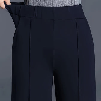 Trousers | High Waist, Straight Leg Design 7