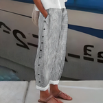 Trousers | Vertical Stripes, Flowing Loose Cut 2