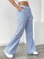 Trousers | Wide Leg, Striped Design 2