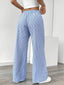Trousers | Wide Leg, Striped Design 6