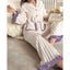Two-Piece Set | Button-Front Top, Ruffle Trim 0