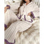 Two-Piece Set | Button-Front Top, Ruffle Trim 4