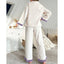 Two-Piece Set | Button-Front Top, Ruffle Trim 7