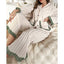 Two-Piece Set | Button-Front Top, Ruffle Trim 8