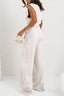 Two-Piece Set | Draped Top, Wide-Leg Pants 6