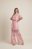 Two-Piece Set | Floral Embroidery, Wide-Leg Pants 4