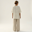 Two Piece Set | Asymmetric Hem Top, Wide-Leg Pants 1