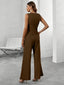 Two Piece Set | Asymmetric Top, Wide Leg Trousers 5