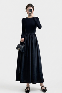 Two Piece Set | High Neck Knit Top, Textured Midi Skirt 0